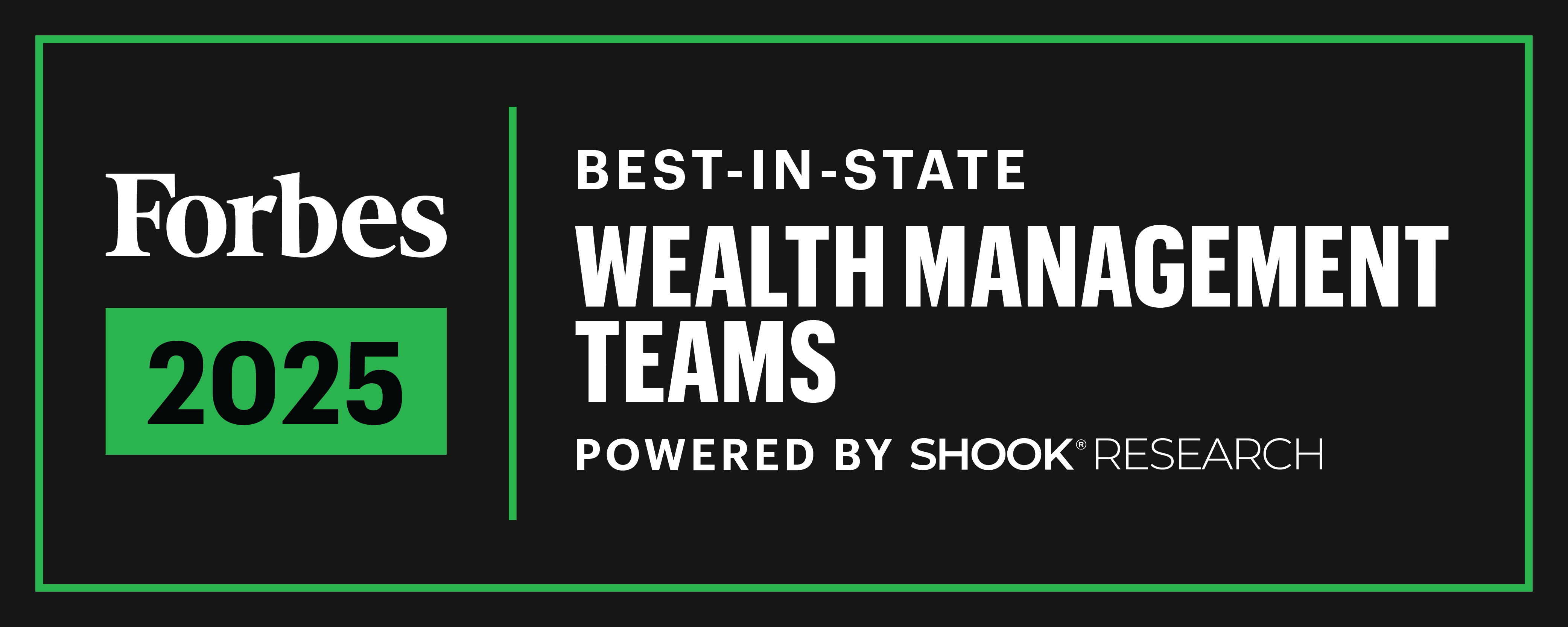 Forbes' Best-In-State Wealth Management Teams Award 2025 - HWM